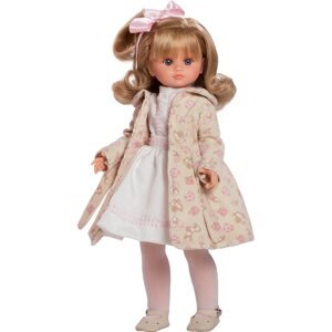 Luxusní dětská panenka-holčička Berbesa Flora 42cm (poškozený obal) - béžová
