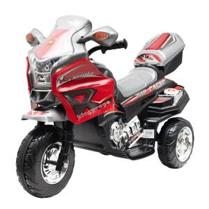 Dětská elektrická motorka Baby Mix RACER červeno- (poškozený obal) - černá