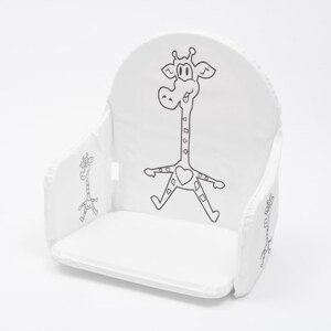 NEW BABY Vložka do dřevěných jídelních židliček Varianta: typu New Baby Victory žirafa - bílá