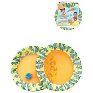 MAC TOYS Neodisk 30cm set 2 talíře s míčkem frisbee 2v1 plast