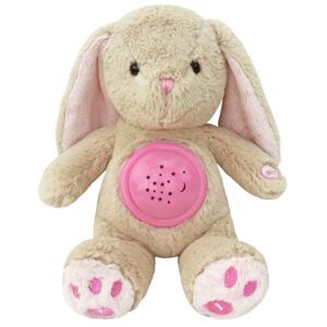 Plyšový usínáček králíček s projektorem Baby Mix Varianta: růžová