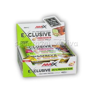 Amix 12x Exclusive Protein Bar Varianta: 85g-white-chocolate