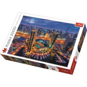 TREFL PUZZLE Světla Dubaje 96x68cm 2000 dílků skládačka v krabici