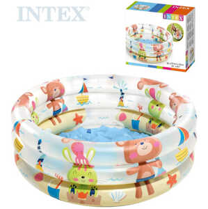INTEX Baby bazének dětský nafukovací kruh 61x22cm bílý 57106