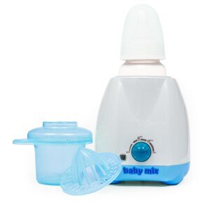 Elektrický ohřívač lahví a dětské stravy s příslušenstvím Baby Mix (poškozený obal) - modrá