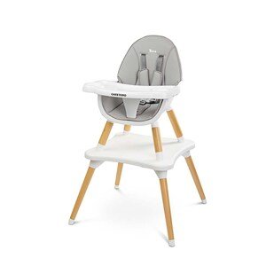 Jídelní židlička CARETERO TUVA Varianta: grey - šedá