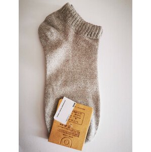 Dudlu Jednobarevné letní ponožky Varianta: béžová