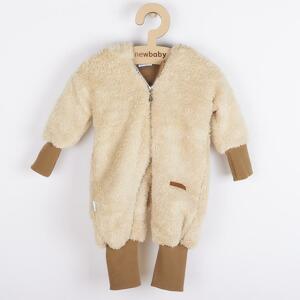 Luxusní dětský zimní overal New Baby Teddy bear Varianta: béžová/80 (9-12m)