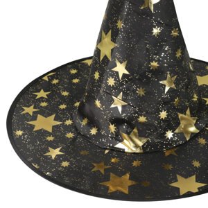 RAPPA Dětský klobouk černý čarodějnický