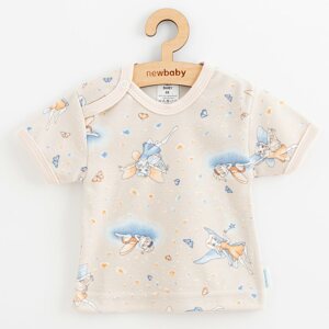Kojenecké bavlněné tričko s krátkým rukávem New Baby Víla - dle Varianta: obrázku/62 (3-6m)