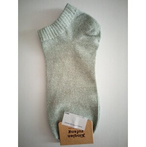 Dudlu Jednobarevné letní ponožky Varianta: Zelenkavá