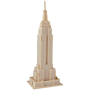 Woodcraft construction kit Woodcraft Dřevěné 3D puzzle Empire State Building
