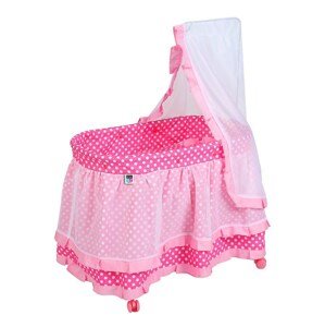 Košík pro panenky PlayTo Nikolka - růžová Varianta: základní