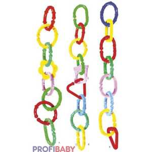 PROFIBABY Řetěz baby tvary plastové 8ks v sáčku různé druhy