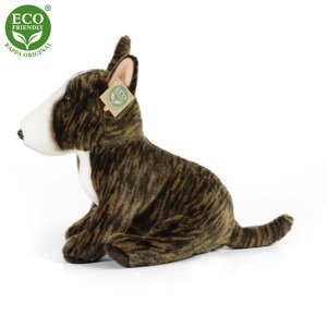 RAPPA Plyšový pes anglický bulterier 30 cm ECO-FRIENDLY