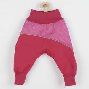 Softshellové kojenecké kalhoty New Baby Varianta: růžová/86 (12-18m)