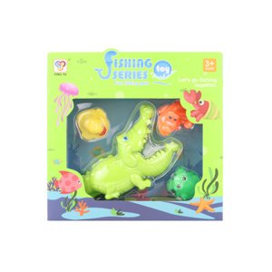Dudlu Baby hračka do vany s krokodýlem