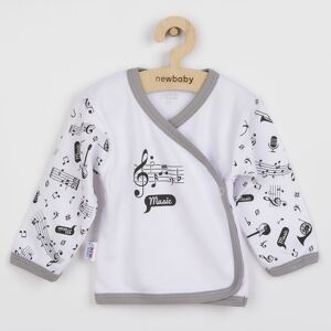 Kojenecká bavlněná košilka New Baby Music Varianta: bílá/62 (3-6m)