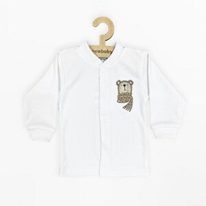 Kojenecký bavlněný kabátek New Baby Polar Bear Varianta: bílá/74 (6-9m)