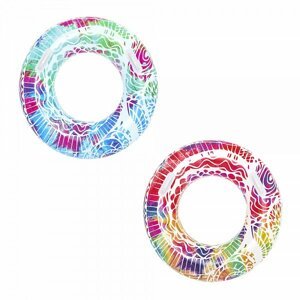 Dudlu Nafukovací kruh s úchyty - léto, 2 barvy, průměr 91cm