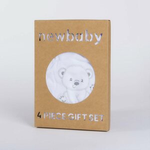 Kojenecká soupravička do porodnice New Baby Sweet Bear Varianta: bílá/50