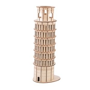 Woodcraft construction kit Woodcraft Dřevěné 3D puzzle Šikmá Věž V Pise