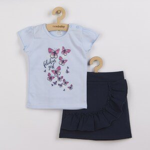 Kojenecké tričko se sukýnkou New Baby Butterflies Varianta: modrá/62 (3-6m)