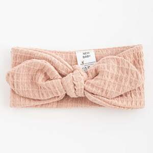 Kojenecká mušelínová čelenka New Baby Comfort clothes Varianta: růžová/univerzální