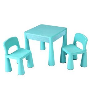 Dětská sada stoleček a dvě židličky NEW BABY Varianta: mátová - zelená