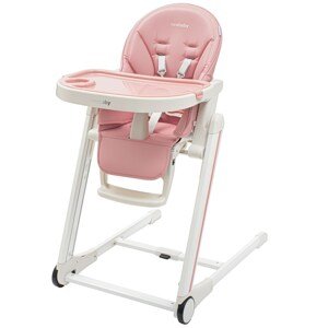Jídelní židlička Muka NEW BABY dusty Varianta: pink - růžová
