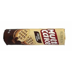 Dudlu ROSHEN Sušenky Multi Cake Cocoa cream (CENA ZA 28 ks)