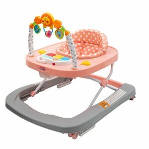 Dětské chodítko se silikonovými kolečky New Baby Forest Kingdom Varianta: pink - růžová