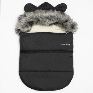 Luxusní zimní fusak s kapucí s oušky New Baby Alex Wool Varianta: black - černá