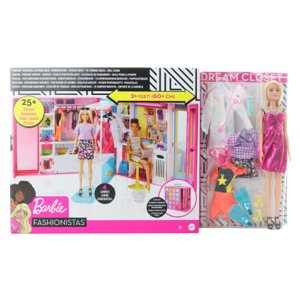 Dudlu Barbie Šatník snů s panenkou GBK10