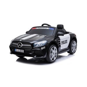 mamido Dětské elektrické autíčko Mercedes SL500 policie černé
