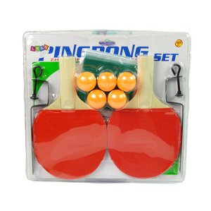 mamido Pingpongový set s míčky a síťkou