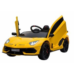 mamido Dětské elektrické autíčko Lamborghini Aventador žluté